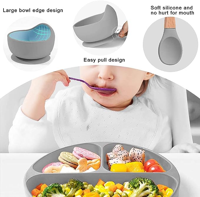 Ideal Baby Silicone Feeding Tableware Kit | CoalaHola