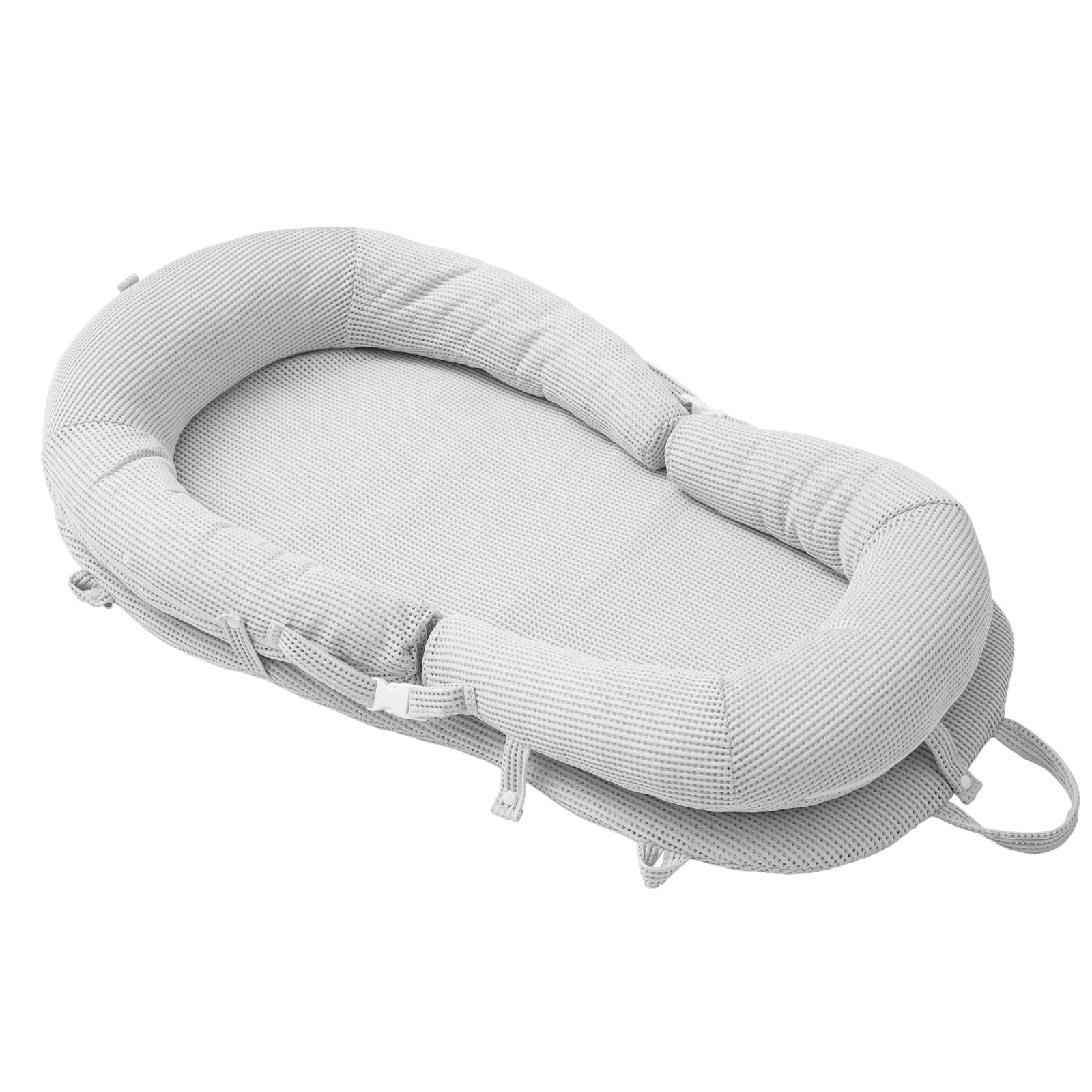 Portable Baby Lounger，Travel-Friendly Infant Sleeper，Cozy and Comfortable Nest Bed，Multi-Function Baby Resting Pod，Foldable Baby Sleep Solution