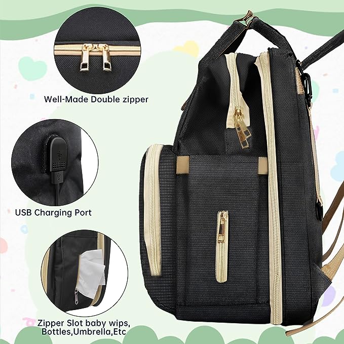 Baby Diaper Bag Backpack – Uniquely Designed by Niecy