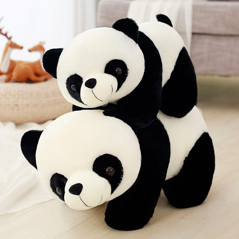 Panda plush toy，Cute panda stuffed animal，Soft cuddly panda teddy bear，Lifelike Panda Plush Toys，cute panda bear toy