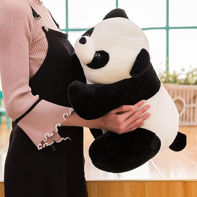 Panda plush toy，Cute panda stuffed animal，Soft cuddly panda teddy bear，Lifelike Panda Plush Toys，cute panda bear toy