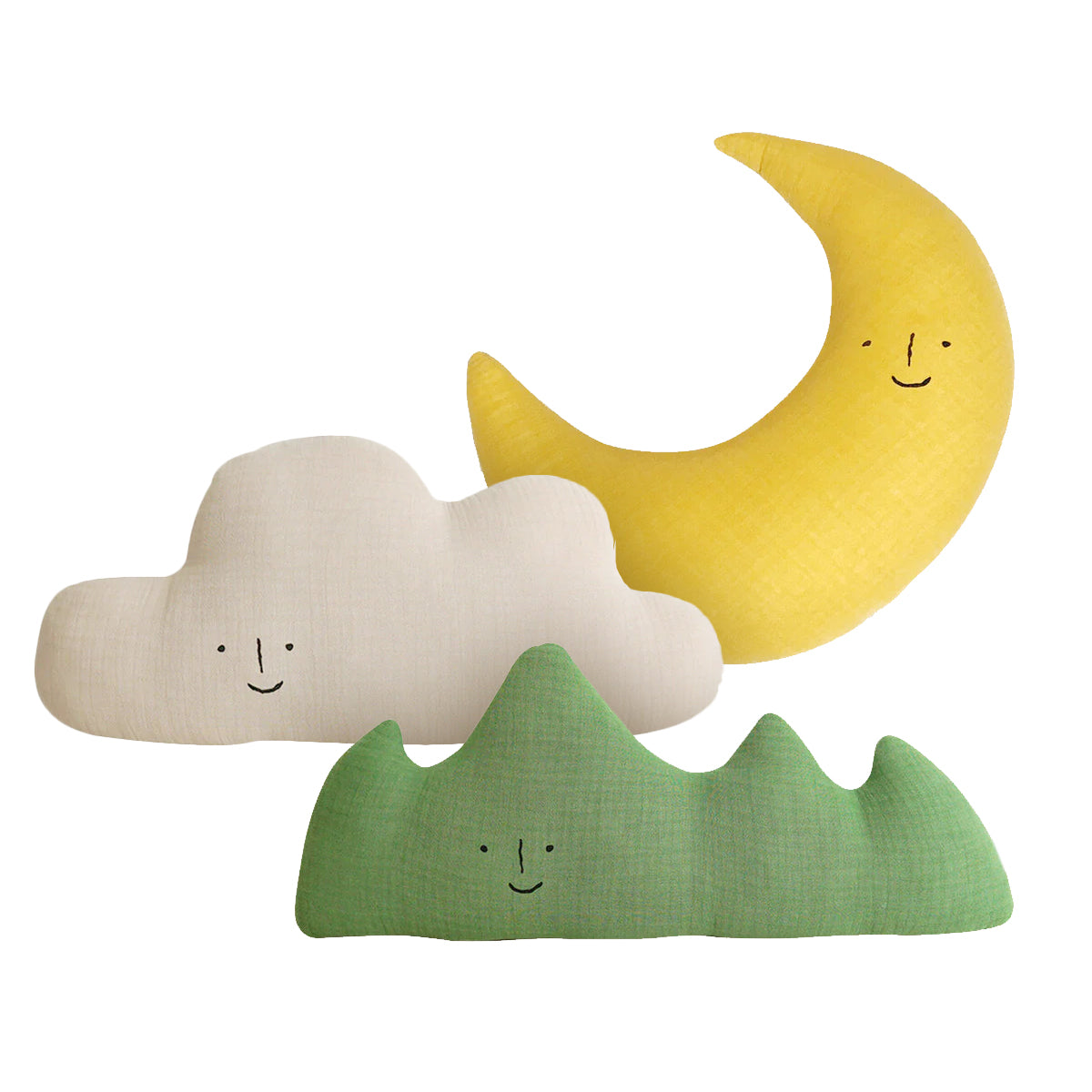 Velvet Moon Cushion-Baby Cushion-Cushion-Shape Cushion
