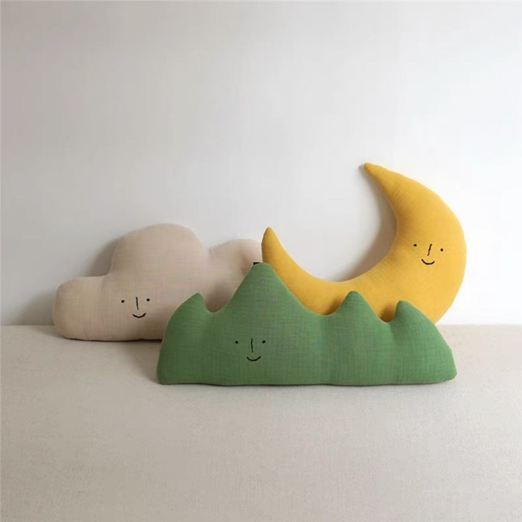 Velvet Moon Cushion-Baby Cushion-Cushion-Shape Cushion