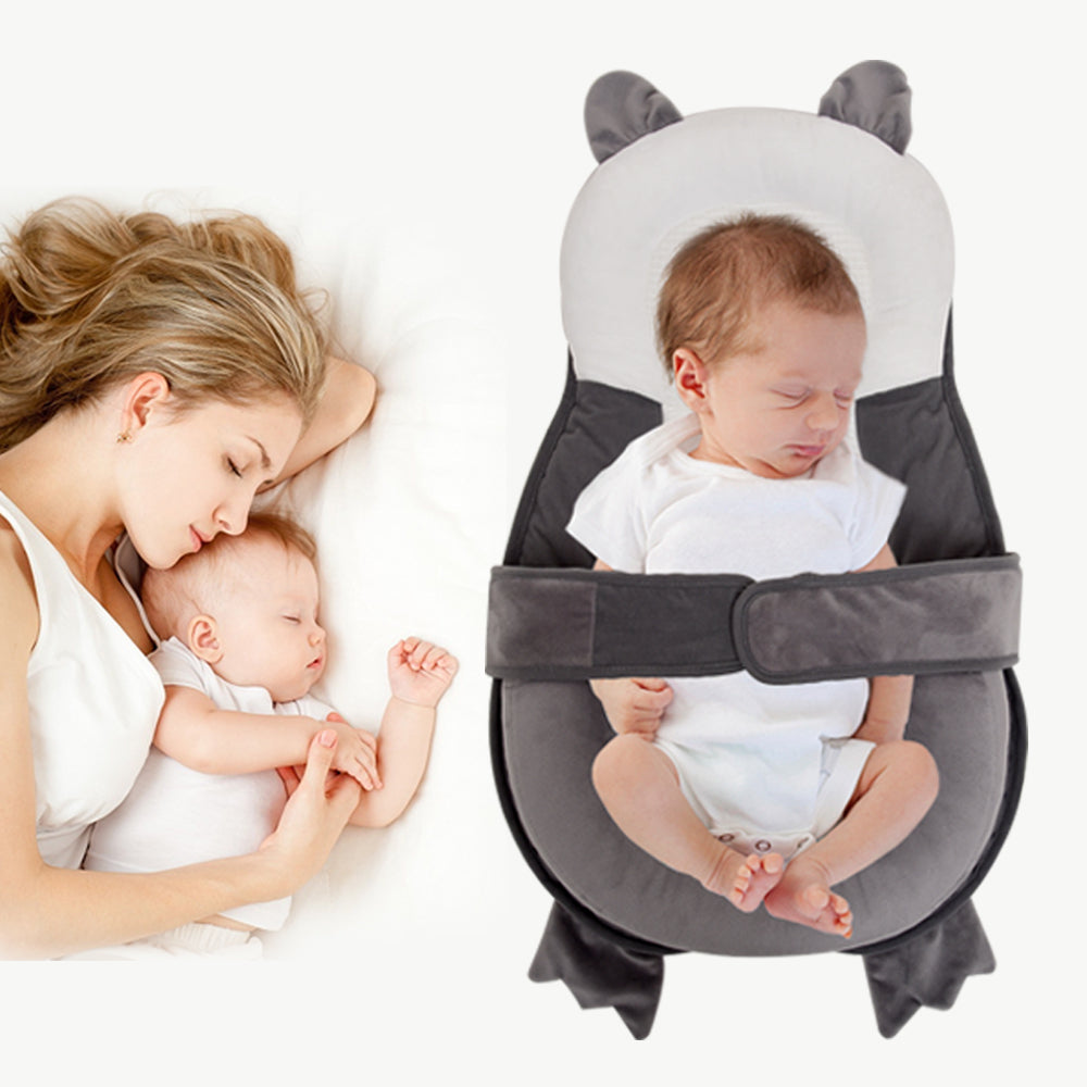 Portable Baby Nesting Bed，Bear-themed Baby Lounger，Cozy Infant Sleep Solution，Travel-Friendly Baby Bed，Safe and Comfortable Nesting Bed